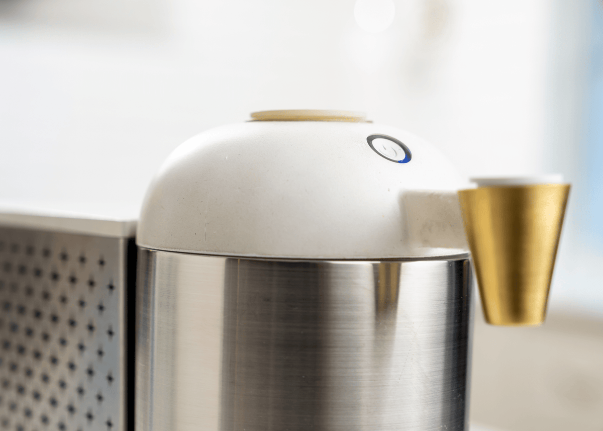AstroBrew machine details and stainless-steel finish